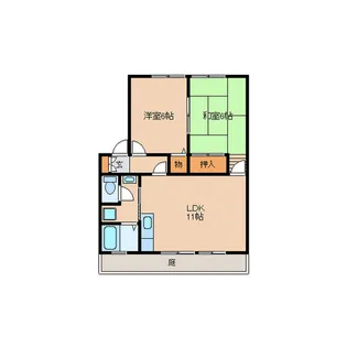 SUN GARDEN T・M C棟【1階】の間取り