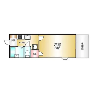 コートヒルズ二日市北【1階】の間取り