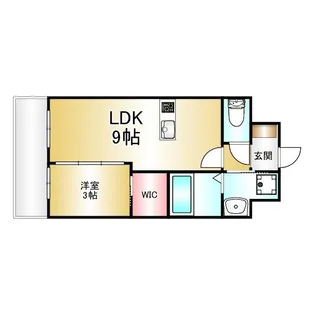 LIFEFIELD二日市駅前【3階】の間取り