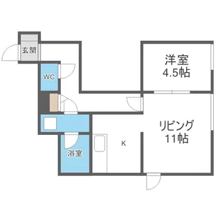 La Kasa Yumachi1321【1階】の間取り