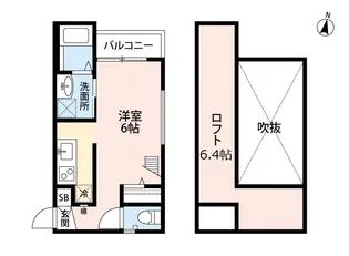 コンフォルテ二日市【2階】の間取り