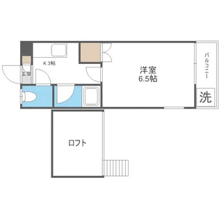 エルメゾン二日市A棟【1階】の間取り