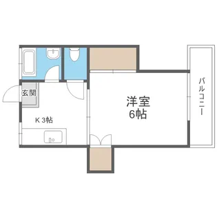 竜恵コーポ【2階】の間取り