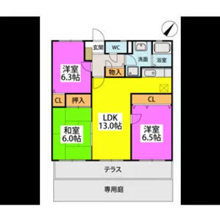 ルミエール’98【1階】の間取り