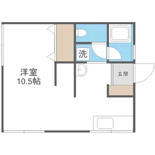 ヒルトップハイツⅠ【2階】の間取り