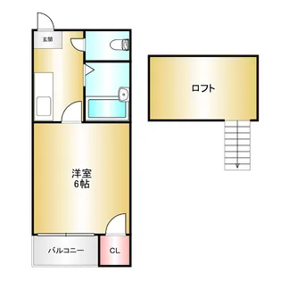 くじら館【1階】の間取り