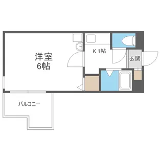 ジュネス二日市【3階】の間取り