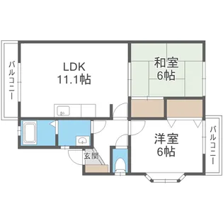 パーシモンハウス【2階】の間取り