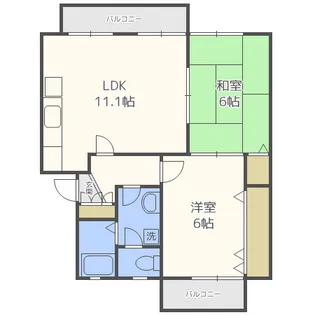 パーシモンハウス【2階】の間取り