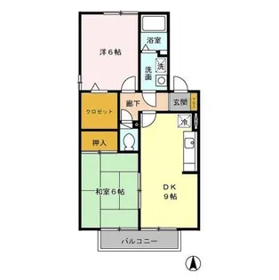 セジュール・アヴニール【2階】の間取り