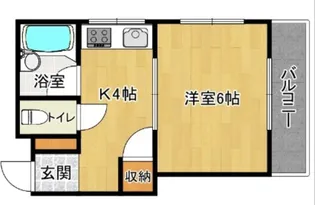 新生コーポ【3階】の間取り