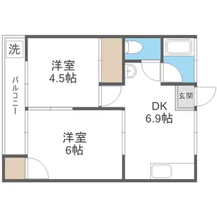 TMコーポ【2階】の間取り