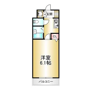 セレッソ中川【3階】の間取り