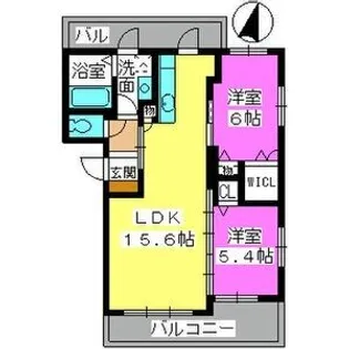 アクシスコート【3階】の間取り