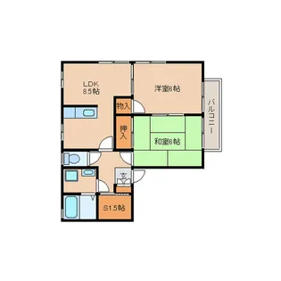 とののくら参番館【2階】の間取り