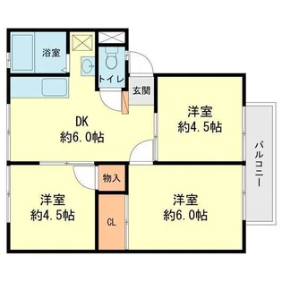 石坂ハイツ【1階】の間取り