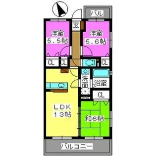 ステラ23【2階】の間取り