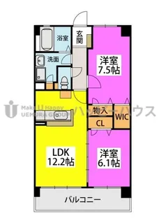 RESIAS DAZAIFU BLDG.【2階】の間取り