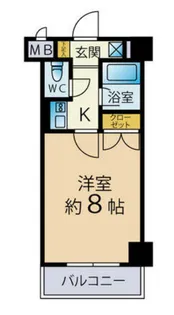 キャンパスシティ太宰府【4階】の間取り