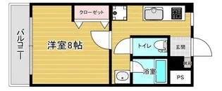 スリム太宰府【3階】の間取り