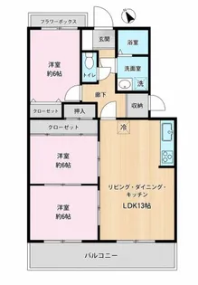 ドミール水城【2階】の間取り
