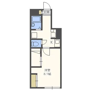 レオパレスLIGHTHILLⅣ【1階】の間取り