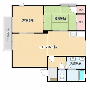 アーバンライフ美しが丘【2階】の間取り