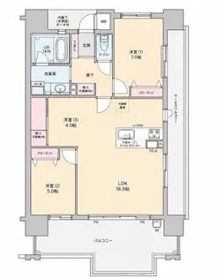 アルフィーネ原田駅前【10階】の間取り