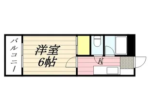 プレアール塔原東【2階】の間取り