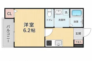 ヴィルシーナ太宰府【2階】の間取り