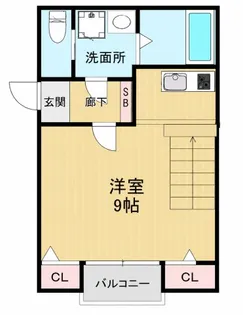 ウィンクルム筑紫野Katze【1階】の間取り