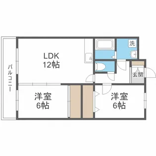 リベルコート21【5階】の間取り