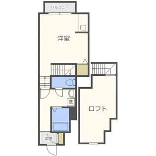 リックメゾン武蔵【1階】の間取り