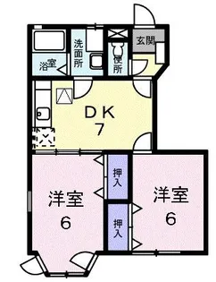 サンセール・Ⅴ【1階】の間取り