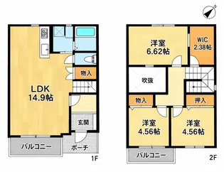 リックメゾン筑紫野Bの間取り