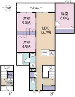 プリマベーラ【202号室】の間取り