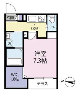 エム.エルフ【1階】の間取り