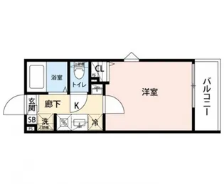 グランクオール元住吉【2階】の間取り