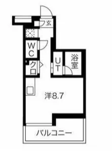 マテリア横浜North【3階】の間取り