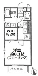 Town Cottage【2階】の間取り