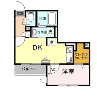 フラット・プラム【2階】の間取り
