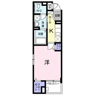 アクティー富士見【205号室】の間取り
