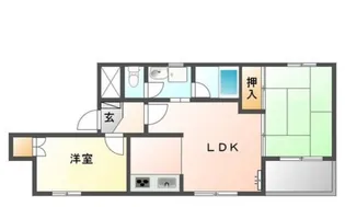 コーポラスYUTAKA【2階】の間取り
