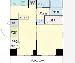 ベルメゾンヒカリ【6階】の間取り