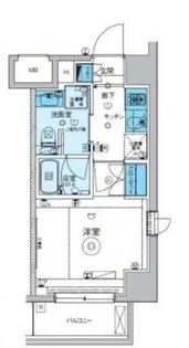 リヴシティ横濱七島町【2階】の間取り