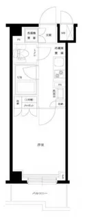 ルーブル仲六郷弐番館【2階】の間取り