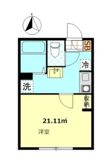 レクラン川崎【1階】の間取り