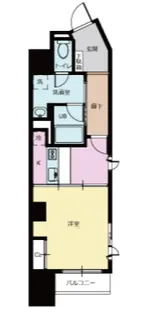 POWERHOUSE the residence【6階】の間取り