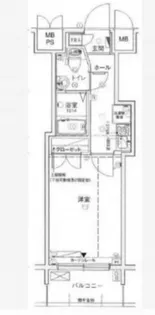 ヴェルト川崎プラッツ【6F02号室】の間取り