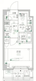クレイシア横浜ヴェール【4階】の間取り